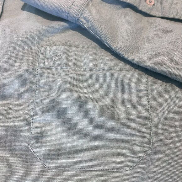 Southern Tide Shirt Mens L Mint Green Classic Fit Button Down Preppy Pop Collar - Picture 4 of 7